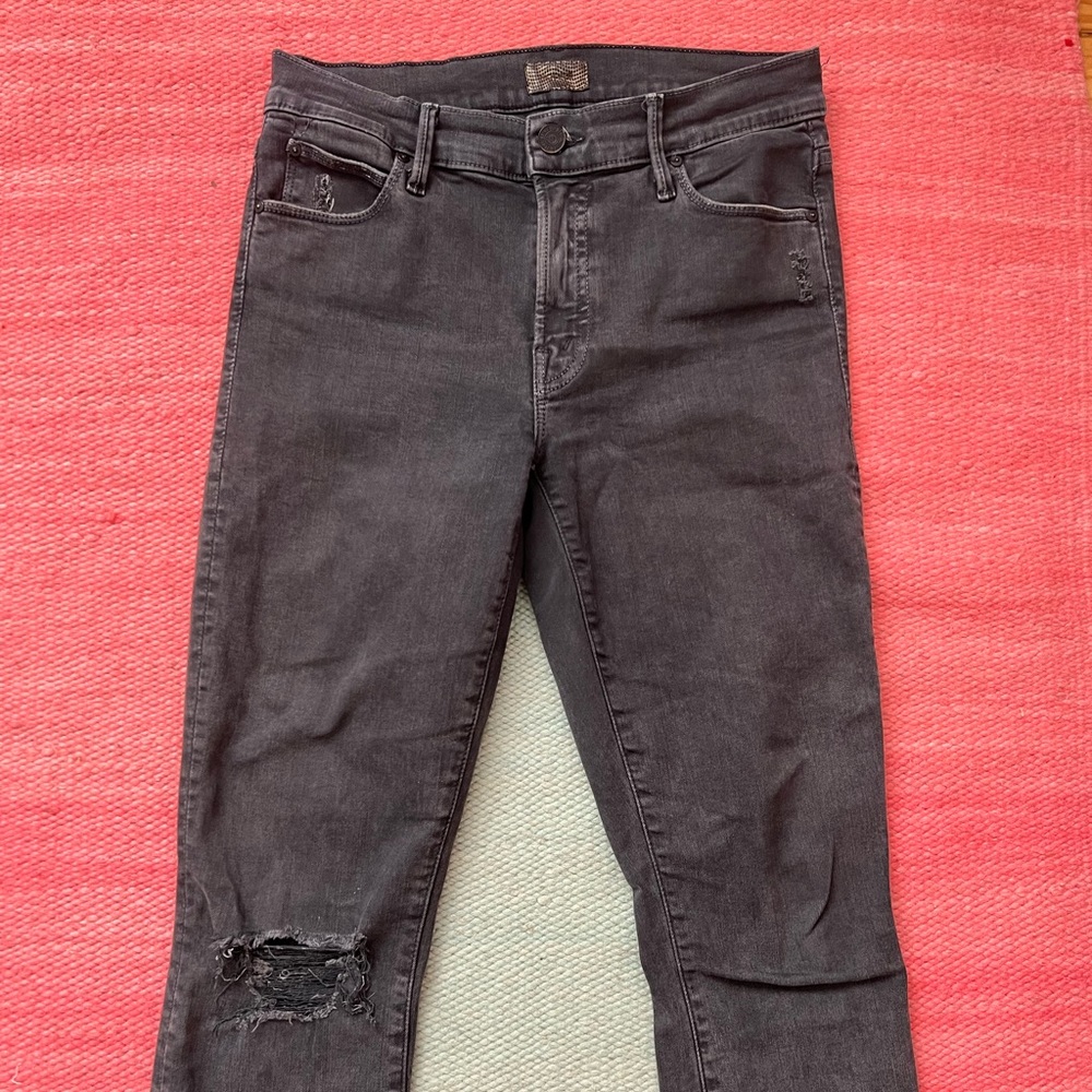 ✨MOTHER DENIM FADED BLACK JEANS✨